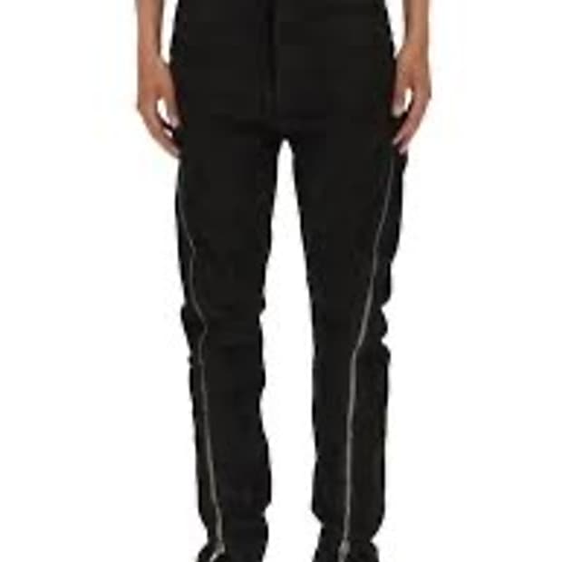 릭오웬스 다크쉐도우 스트레이트 볼란 데님 팬츠 