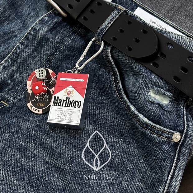 🌗 Marlboro ashtray keyring / 말보로 재떨이키링