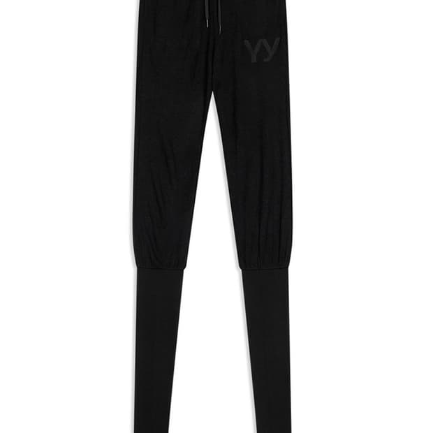 오픈와이와이 레이어드 니삭스 팬츠 올블랙 S(새상품)