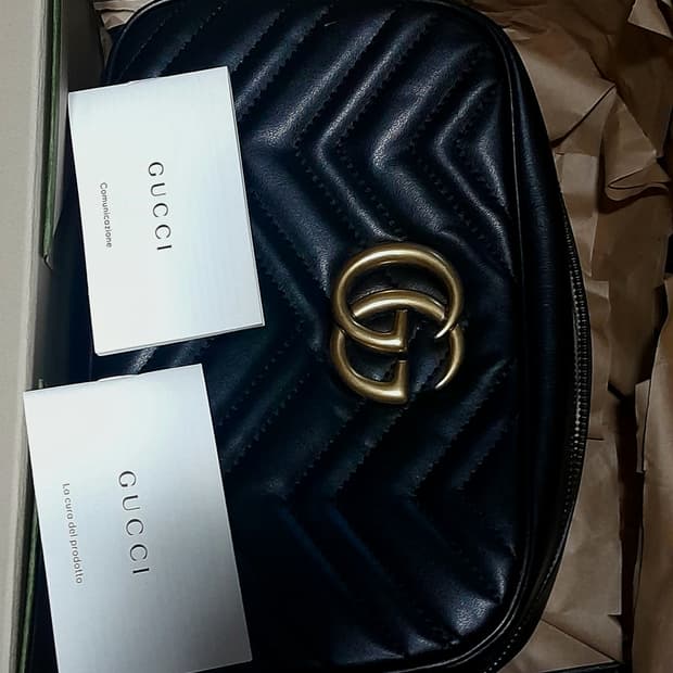 [풀박스구성]구찌 마틀라세 숄더백 스몰 블랙