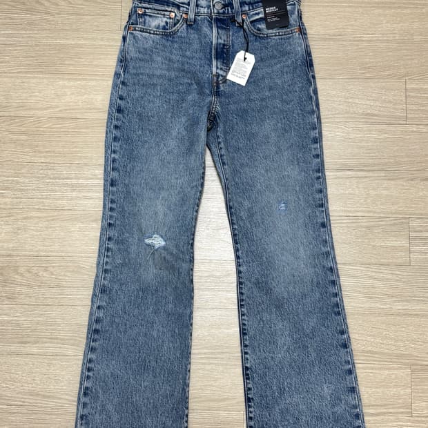 [새상품-리바이스 프리미엄] 여성 웨지 부츠컷 팬츠