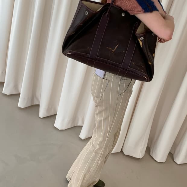 00's Vintage "Hermes" Garden Party Bag