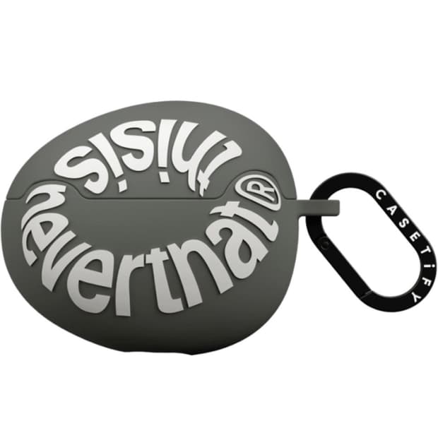 케이스티파이 x 디스이즈네버댓 페블 컬렉티블 에어팟 프로 케이스 그레이