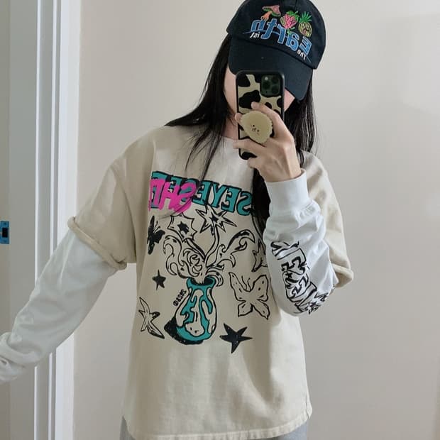예스아이씨 레이어드 티셔츠