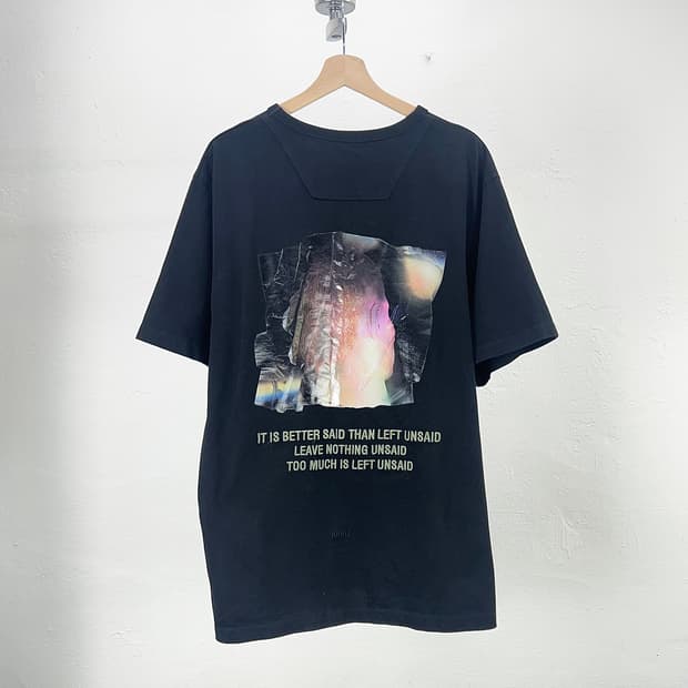 준지 18SS 루즈핏 그래픽 하프 티셔츠