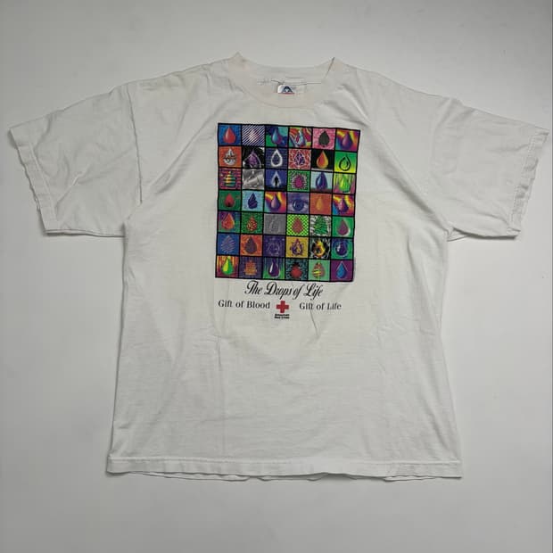 90s American Red Cross Tee (white)