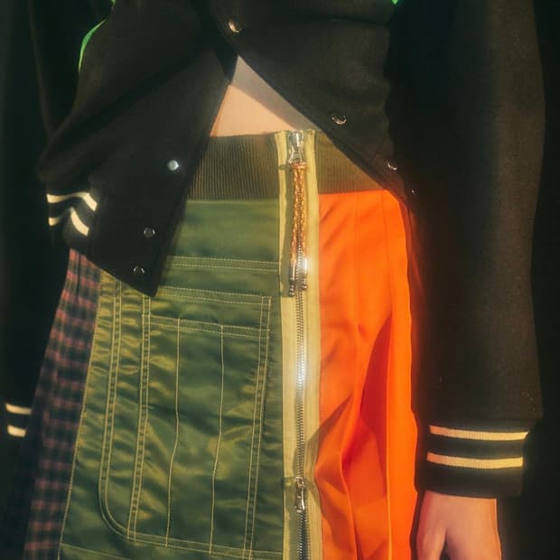 앤더슨벨 포 우먼 MA-1 마이크로 미니 스커트