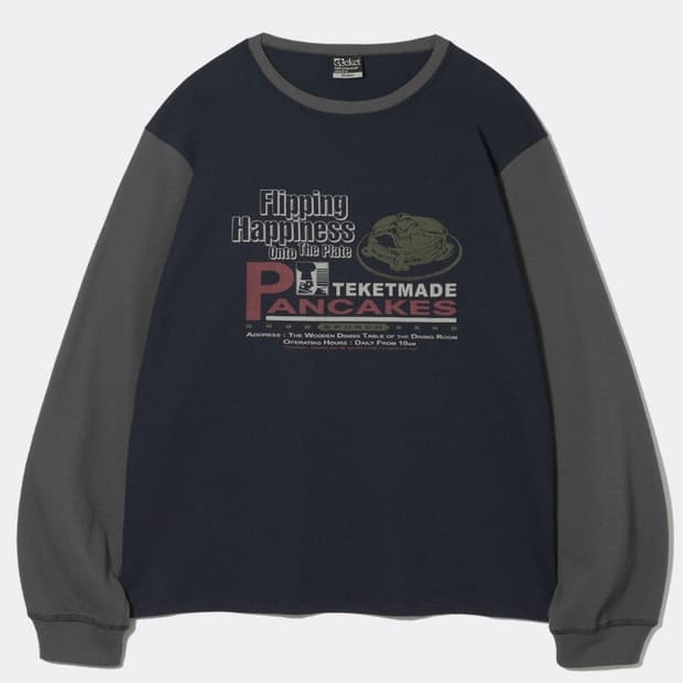 Teket pancake waffle 롱슬리브 M