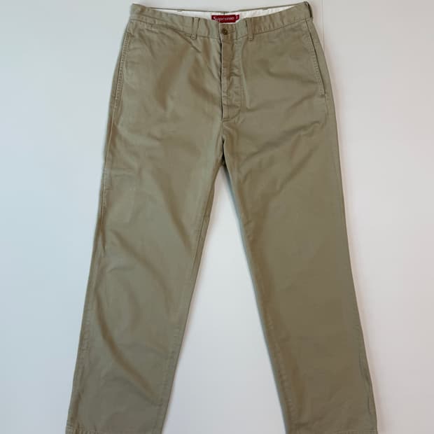 슈프림 치노 팬츠