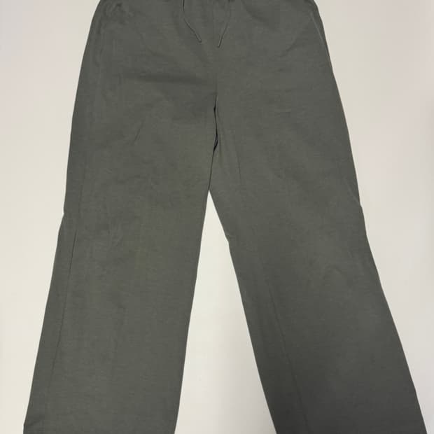 여성 안다르 Andar 23년도 와이드 트레이닝 팬츠 XL 올리브그린