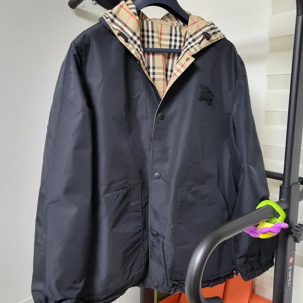 24SS 버버리 ekd 리버시블 체크 자켓 m