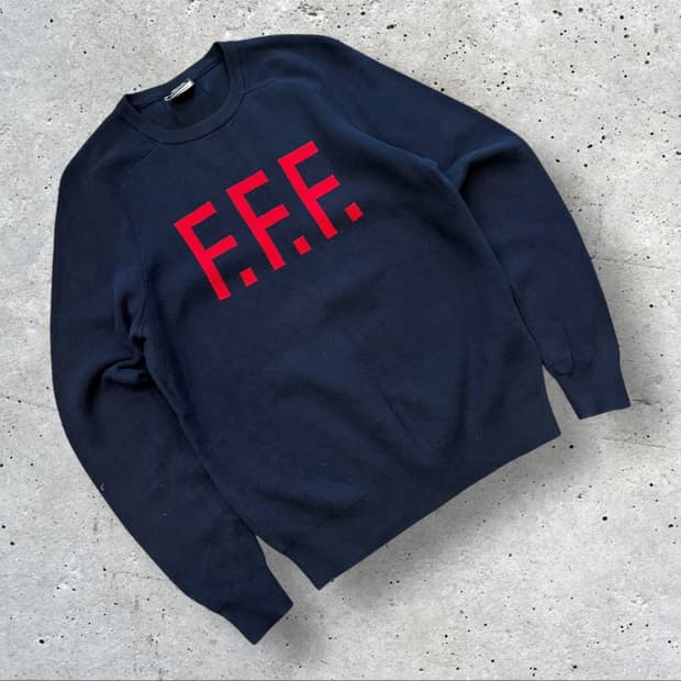 [M] 나이키 니트 F.E.F. 네이비 스웨터 B671