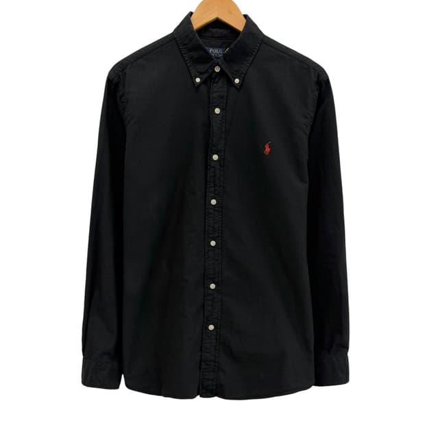 폴로 클래식핏 블랙 셔츠 (L) 