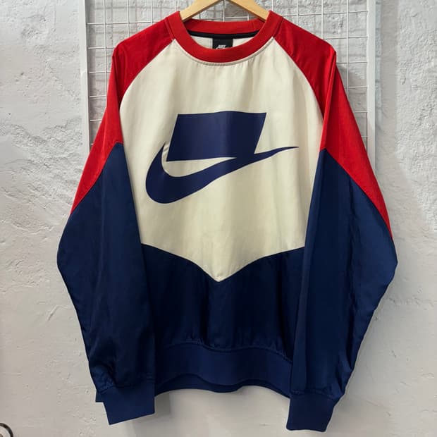 나이키 NSW 배색 웜업 바람막이 XL