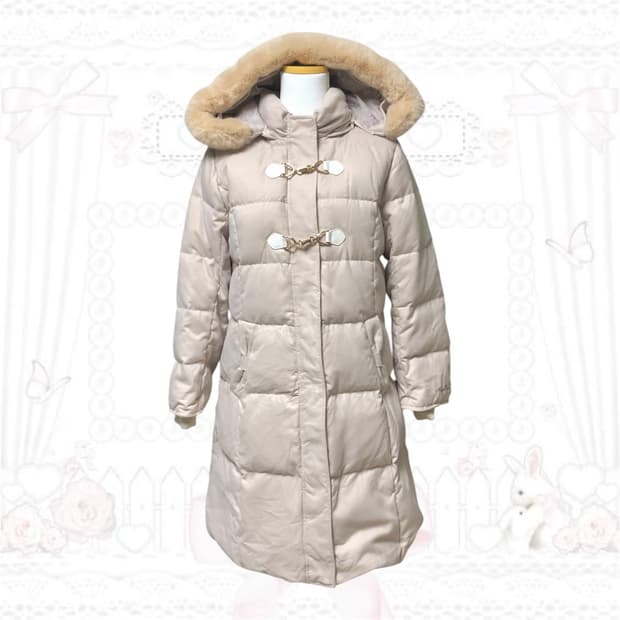 메조피아노 딸기우유 패딩 코트 라떼갸루 히메갸루 짜잔씨 일본빈티지