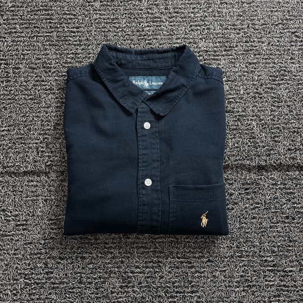 폴로 랄프로렌 포니로고 네이비 셔츠 3696