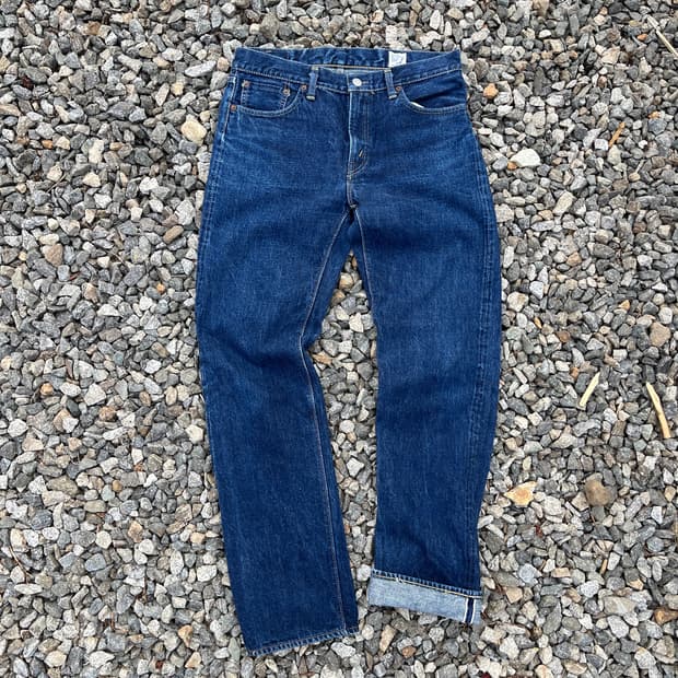 오어슬로우(orSlow)의 105 스탠다드 셀비지 데님(실측확인)