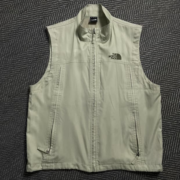 노스페이스 베이지 기능성 피싱 베스트o 4684