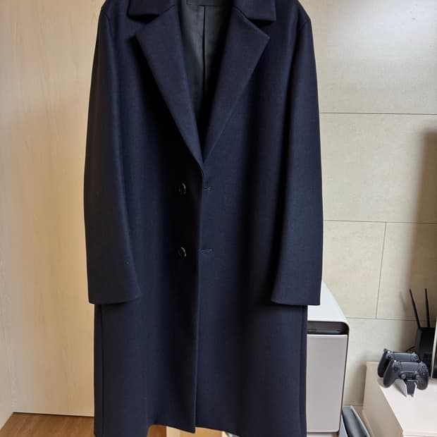 인사일런스 캐시미어 싱글 오버핏 코트