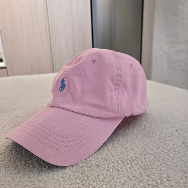 폴로 랄프로렌 핑크색 볼캡 모자