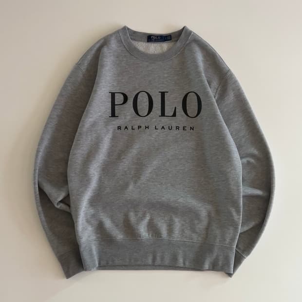 폴로 랄프로렌 스펠아웃 맨투맨 S