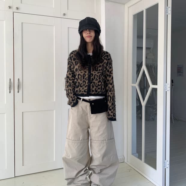 릿킴 레오파드 가디건