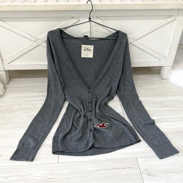 Hollister Gray Cardigan