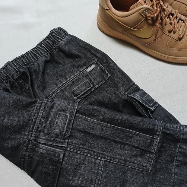 에스피오나지 필드 51 데님 흑청 반바지 버뮤다