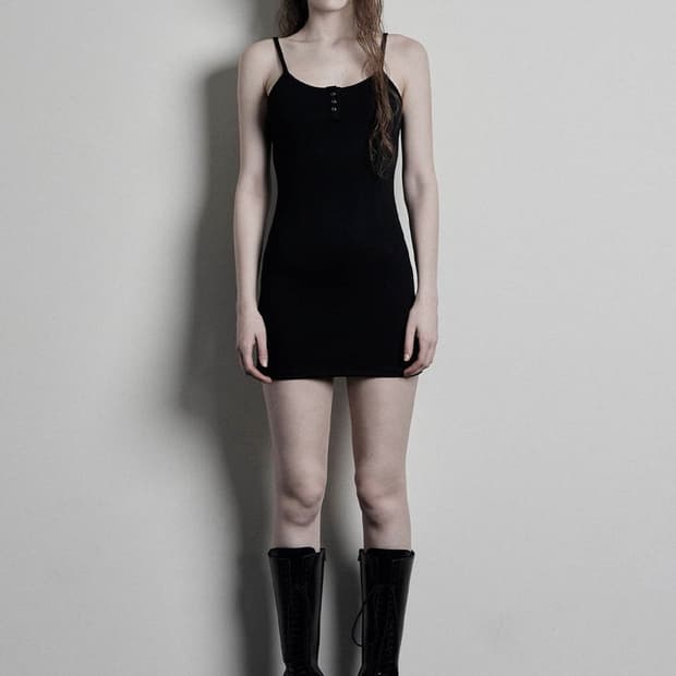보헤미안서울 보헴서 원피스 BUTTON SLEEVELESS DRESS