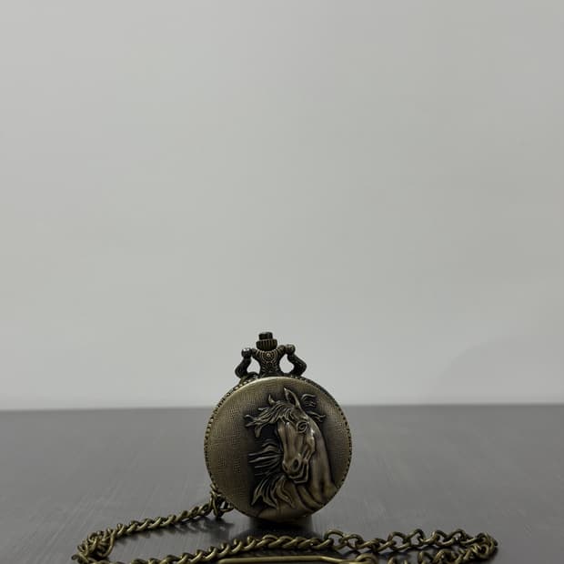 Vintage Horse Pocket Watch 