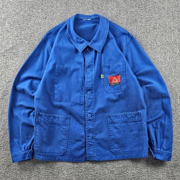 3-포켓 세라티짓 프렌치 워크 자켓 ( L추정 ) / 11262