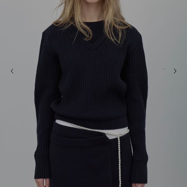 엘씨디씨 니트 LCDC DOUBLE LAYER PULLOVER