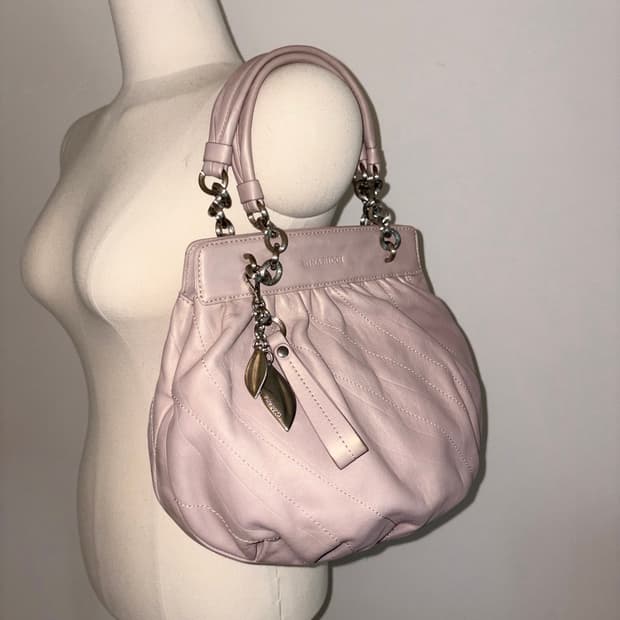 Baby pink Nina ricci shoulder bag