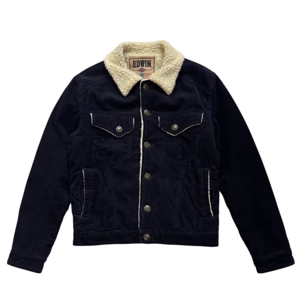 EDWIN 코듀로이 쉐르파 트러커자켓