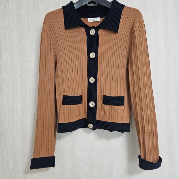 산드로(Sandro) 배색 포인트 가디건 (43/55)