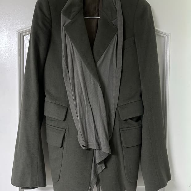 릭오웬스 울 블레이저