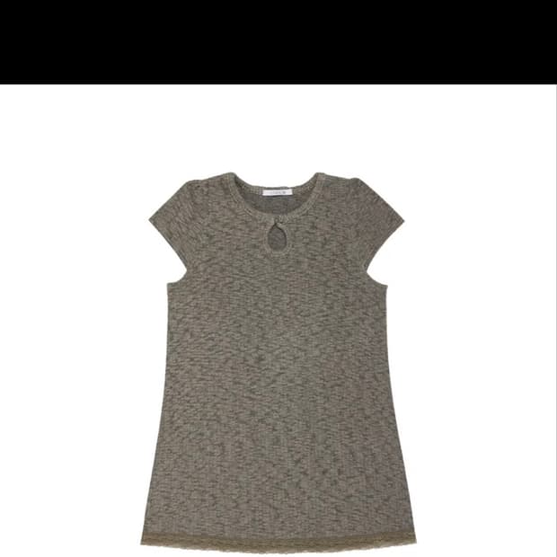 콜로신스 Weird Drop Top Dress Khaki Charcoal