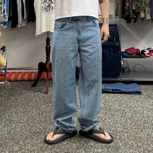 리바이스 실버탭 루즈 데님 (34)
