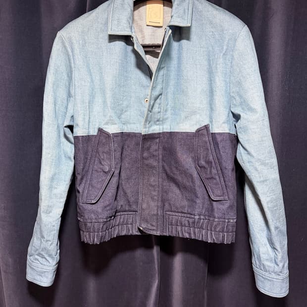 WOOYOUNGMI Two-Tone Denim Blouson