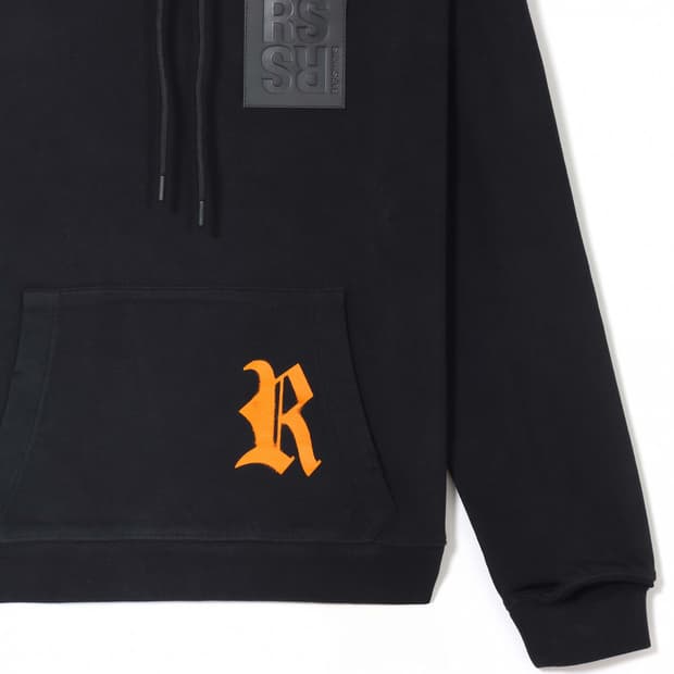 rafsimons destroyed regular fit hoodie 