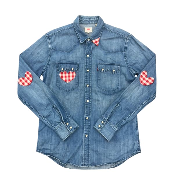 리바이스 웨스턴 데님셔츠