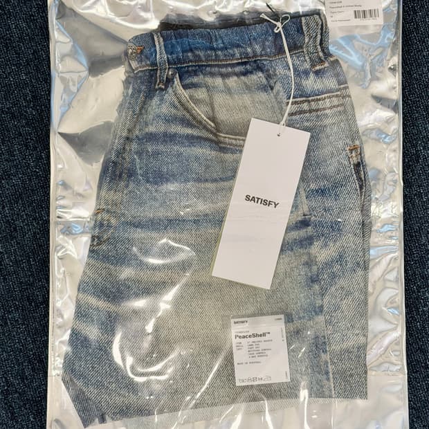 새티스파이 피스쉘 데님 숏츠 M