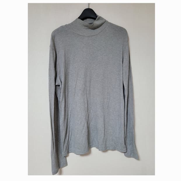 터틀넥 긴팔 목폴라티 그레이 100