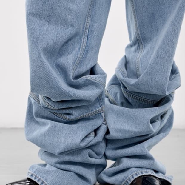 Y-Project Evergreen Draped Cuff Jeans