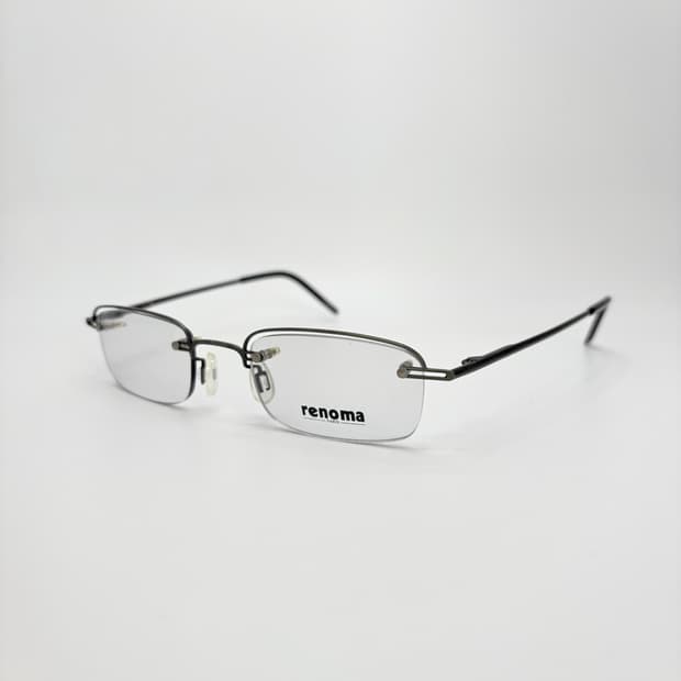 RENOMA 그레이 스퀘어 반무테