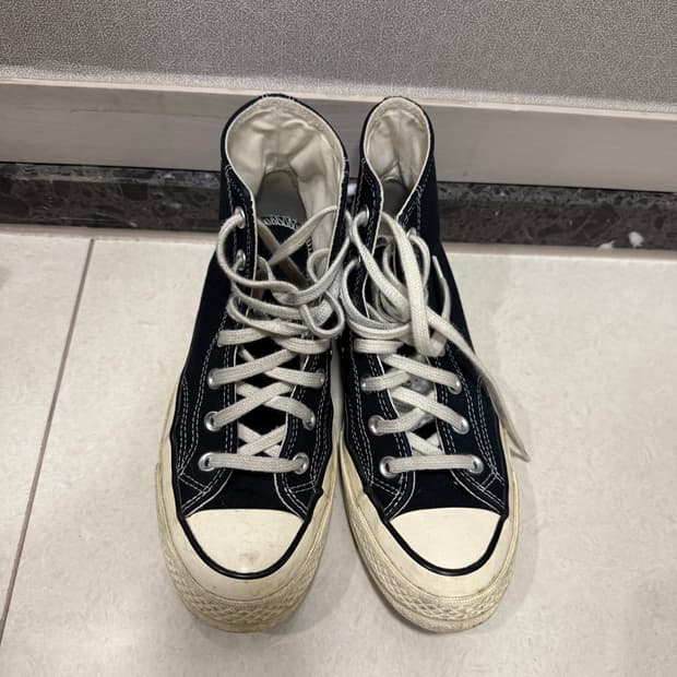 컨버스 척테일러 70 하이 블랙 240mm