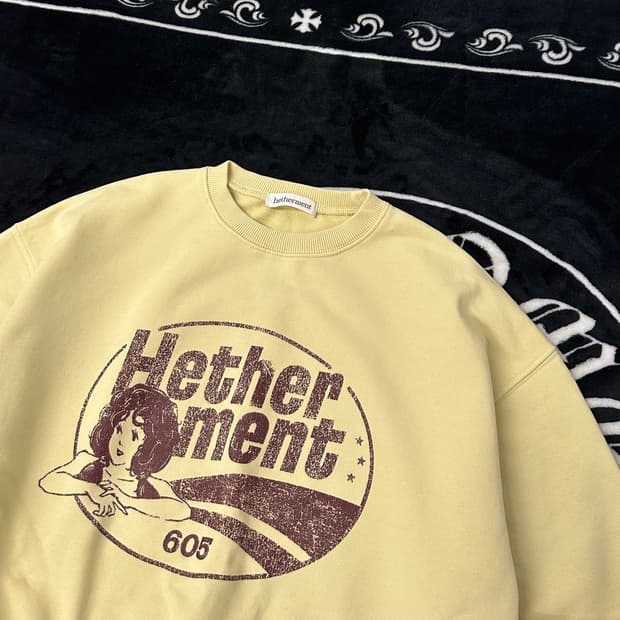 헤더먼트 헤더홈 스웻셔츠 os