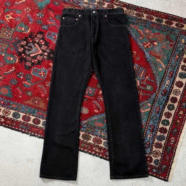 00's 빈티지 리바이스 517 블랙 부츠컷 플레어진