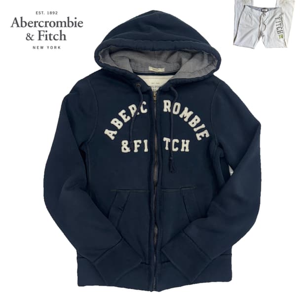 아베크롬비 스펠로고 후드집업