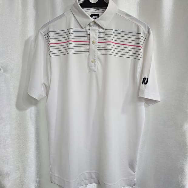 풋조이 화이트 스프라이트 골프 반팔 (1529)